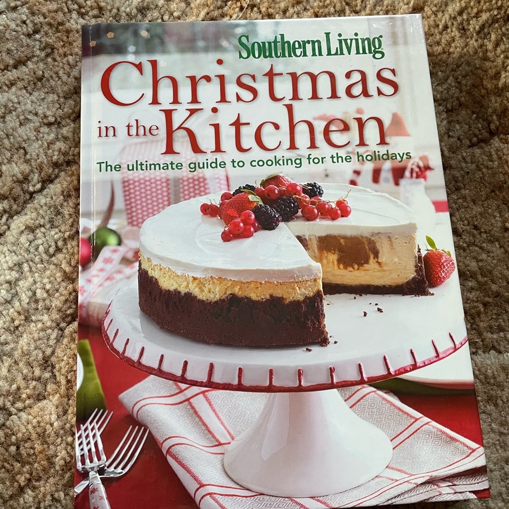 Christmas in the kitchen cookbook.  287 pages, color photos.